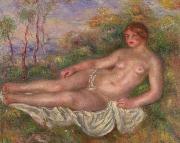 Pierre-Auguste Renoir Reclining Woman Bather oil